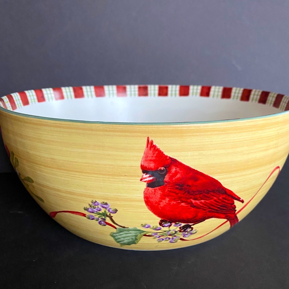 Lenox Everyday Winter Greetings serving Bowl large